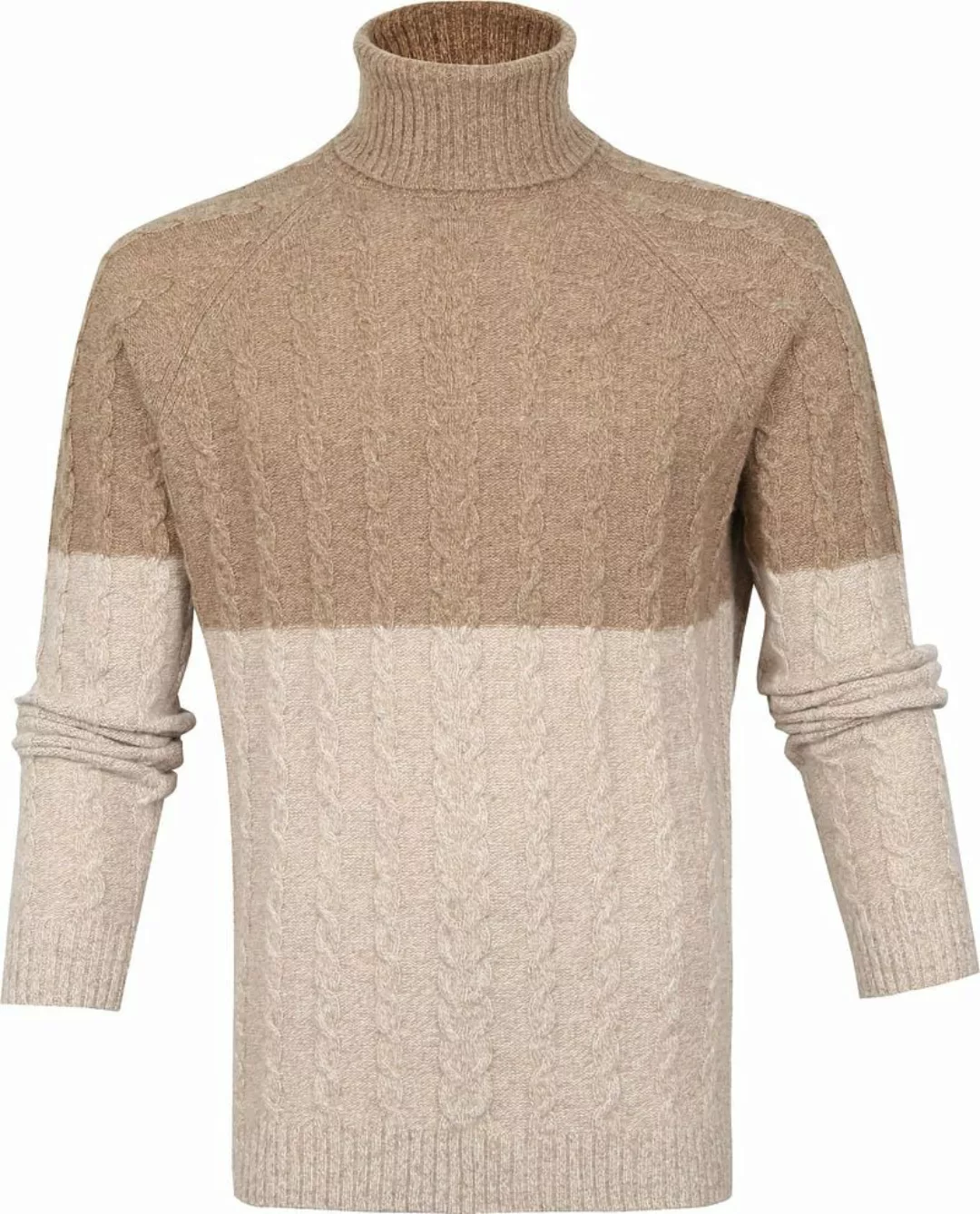 Suitable Italcol Rollkragen Wolle Beige - Größe XXL günstig online kaufen