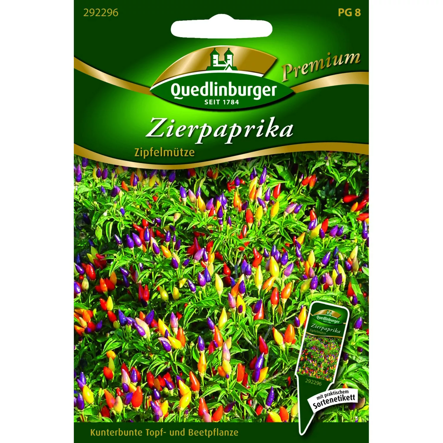 Quedlinburger Zier Paprika ''Zipfelmütze'' günstig online kaufen