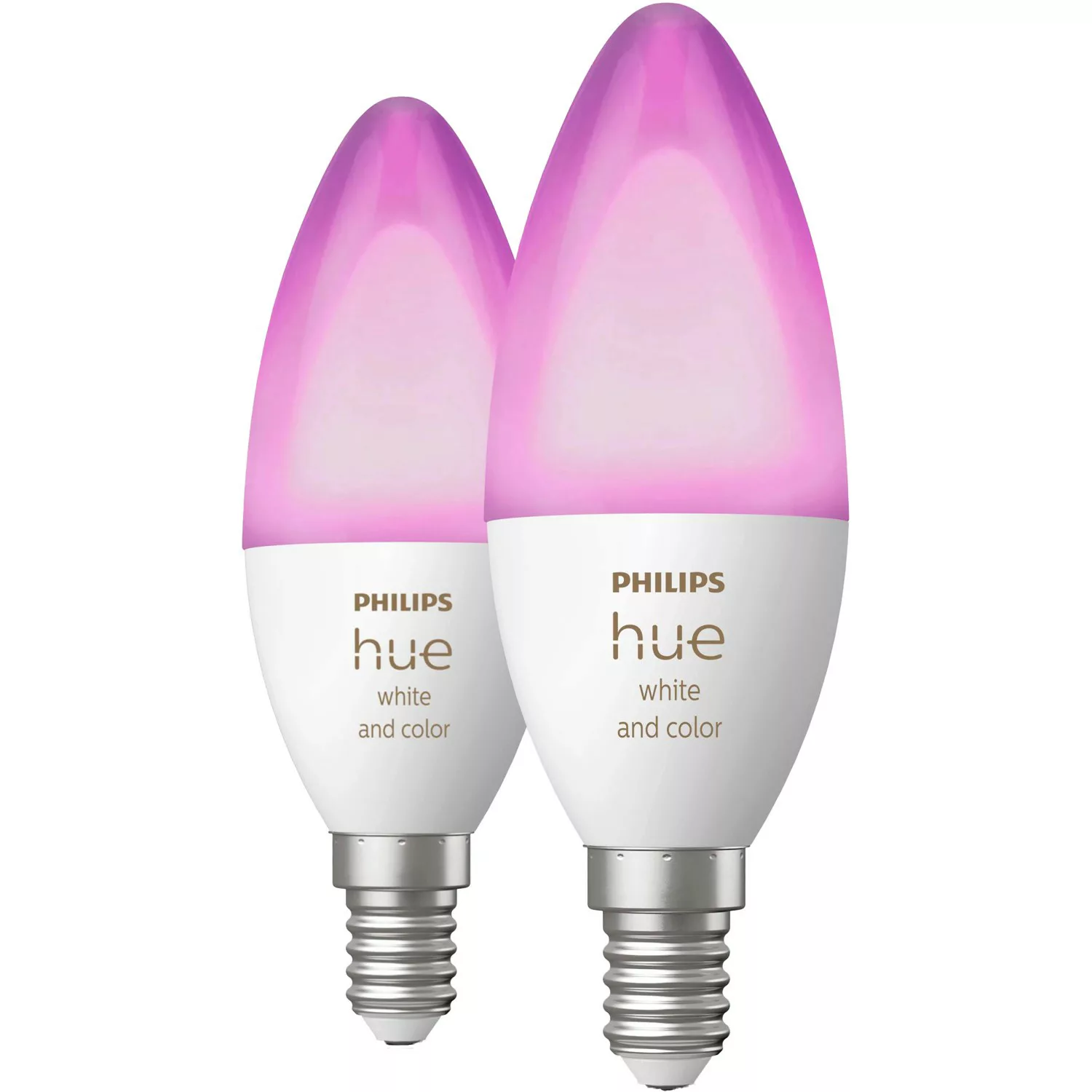 Smart Glühbirne Philips Mood Lights Weiß E14 G 470 Lm (2 Stück) (6500 K) günstig online kaufen