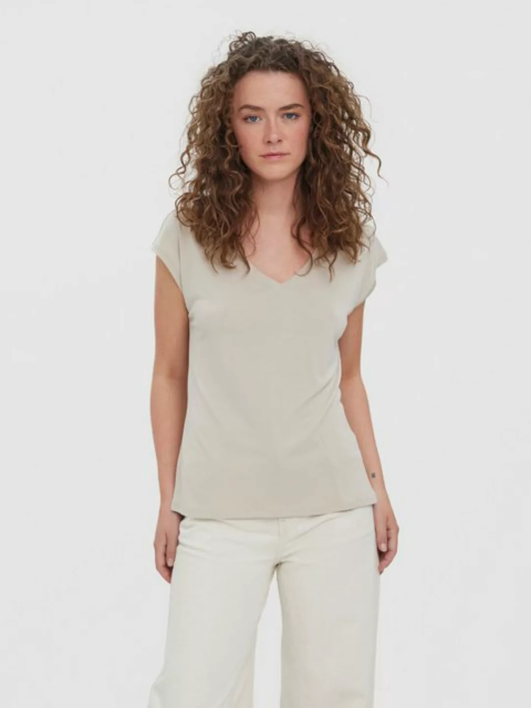 Vero Moda V-Shirt VMFILLI SS V-NECK TEE GA NOOS günstig online kaufen