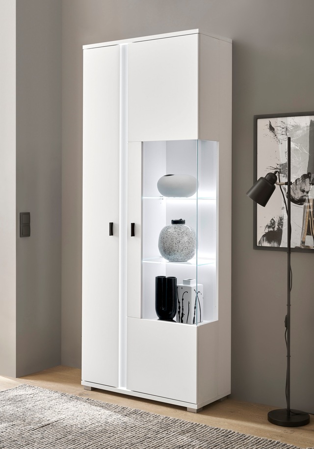 INOSIGN Vitrine "LONG ISLAND, Stauraumvitrine", (1 St.), in moderner Trendf günstig online kaufen