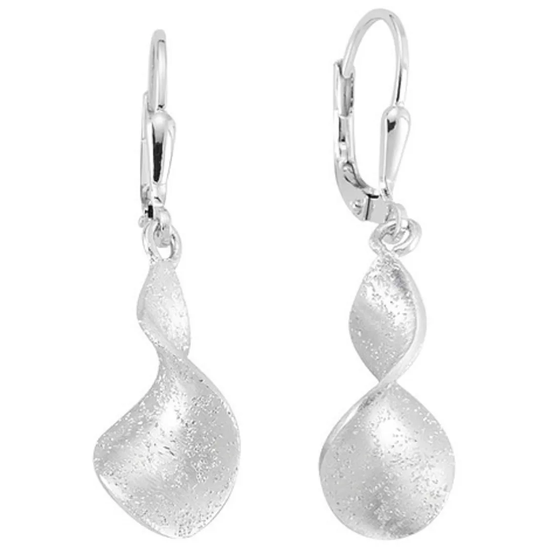 SIGO Ohrhänger 925 Sterling Silber matt Ohrringe Boutons Silberohrringe günstig online kaufen