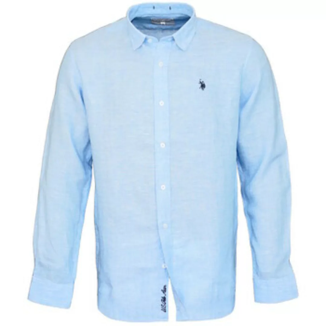 U.S Polo Assn.  Hemdbluse Shirt Leinenhemd Button Down Linenshirt günstig online kaufen