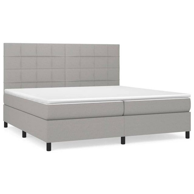 vidaXL Boxspringbett Bett Boxspringbett mit Matratze Stoff (200 x 200 cm, D günstig online kaufen