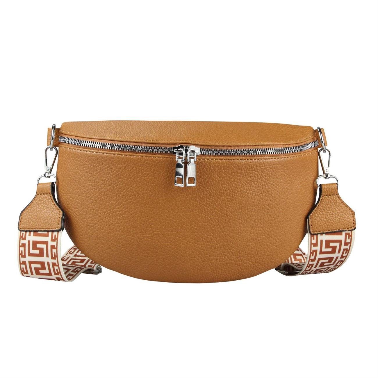ITALYSHOP24 Bauchtasche Damen Gürteltasche Umhängetasche CrossBody günstig online kaufen