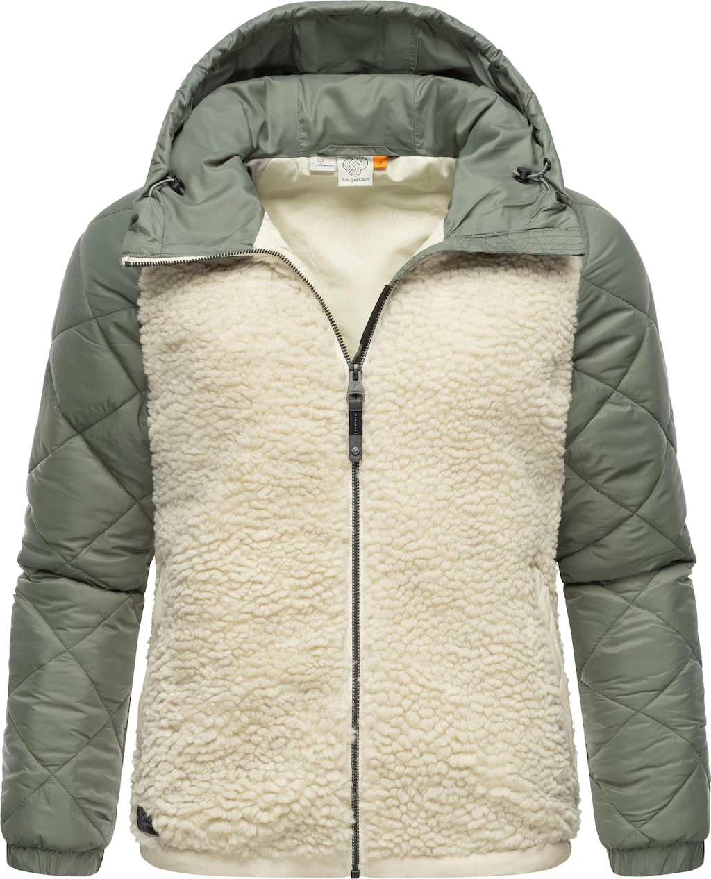 Ragwear Outdoorjacke "Leeloo", mit Kapuze, Damen Übergangsjacke aus Teddyfl günstig online kaufen