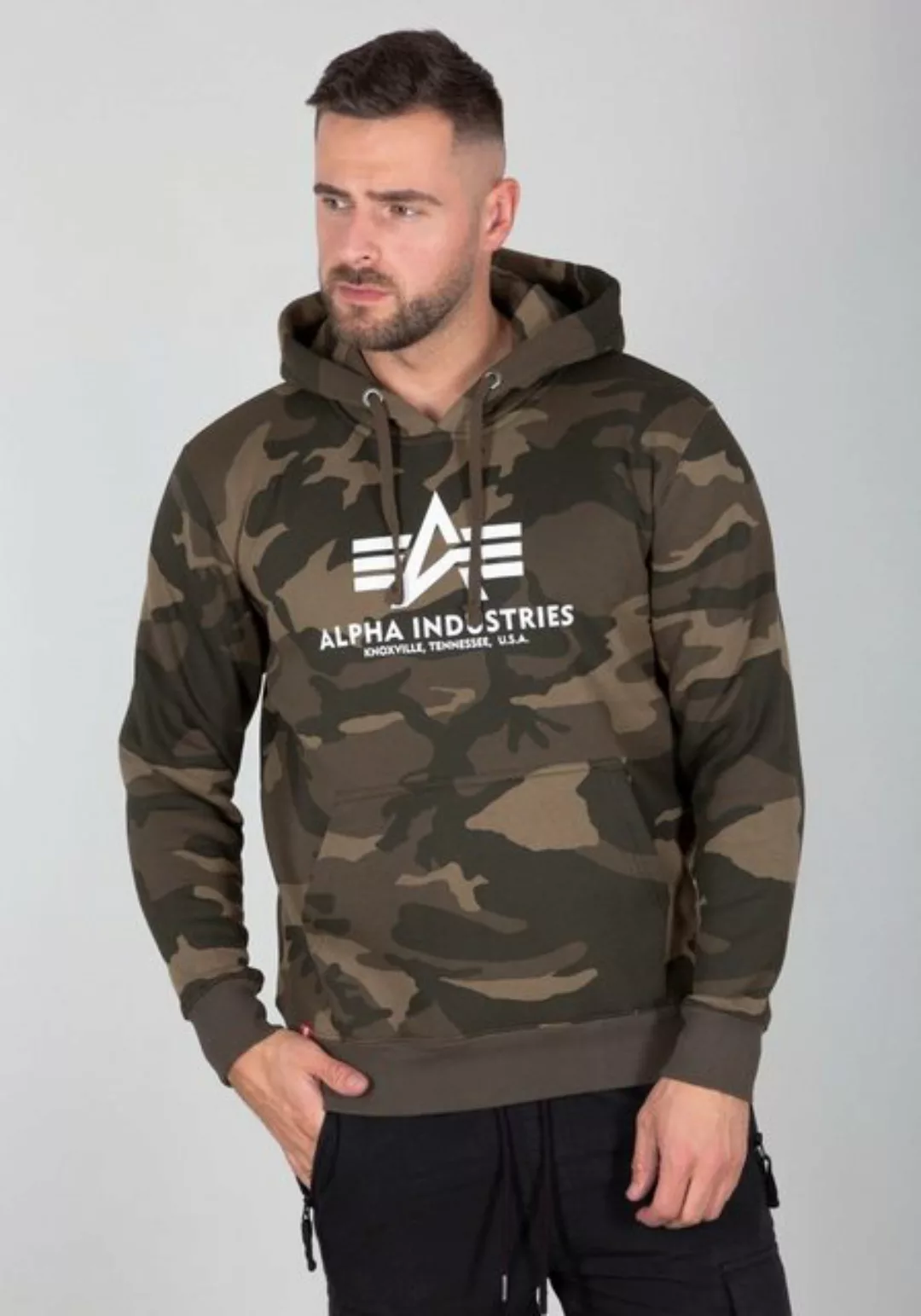 Alpha Industries Hoodie "Alpha Industries Men - Hoodies Basic Hoody Camo" günstig online kaufen