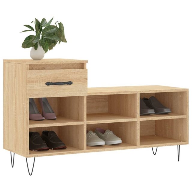 vidaXL Schuhschrank Schuhregal Sonoma-Eiche 102x36x60 cm Spanplatte günstig online kaufen