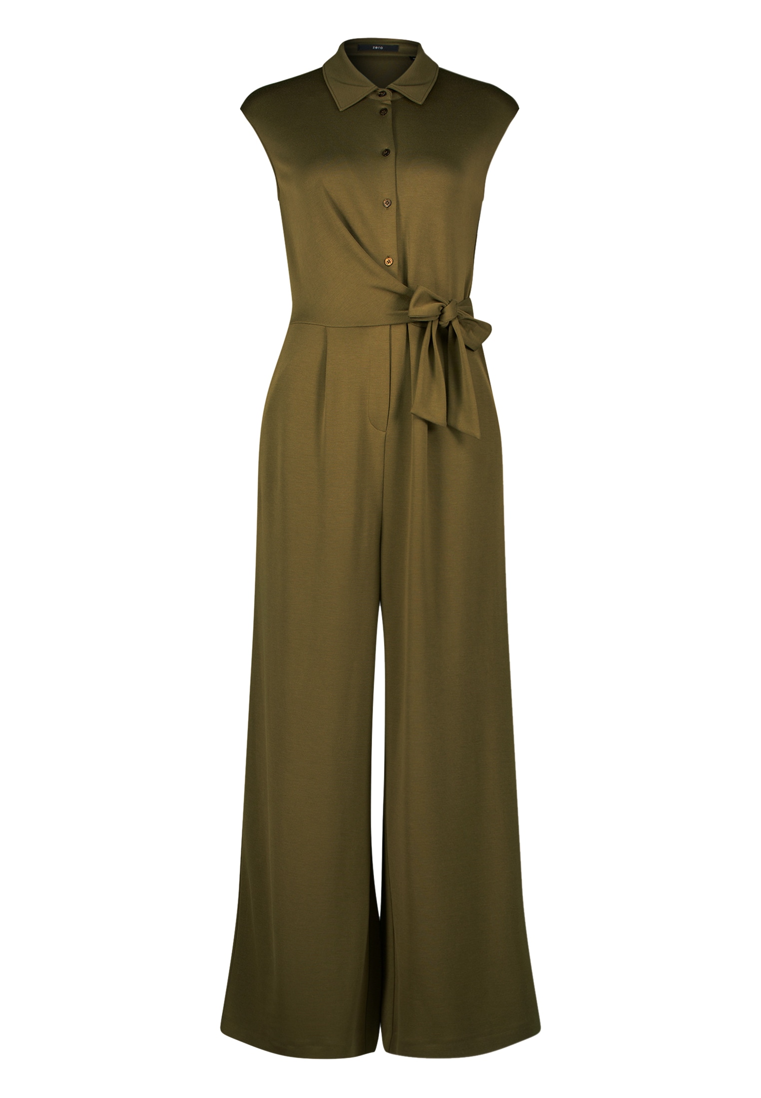 Zero Overall "zero Damen Jersey-Jumpsuit mit Knopfleiste", (1 tlg.), Gürtel günstig online kaufen