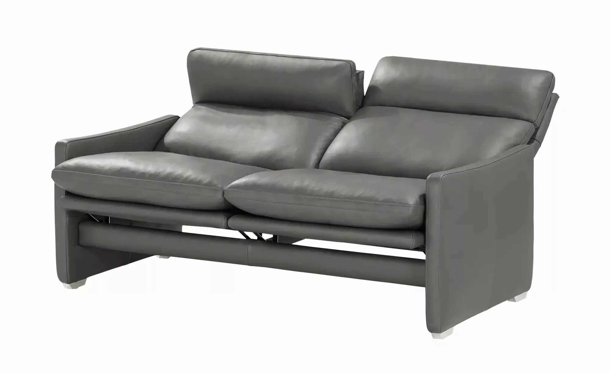 erpo just relax Ledersofa  JR 290 Trento ¦ grau ¦ Maße (cm): B: 157 H: 93 T günstig online kaufen