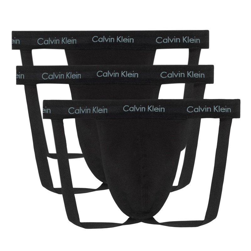 Calvin Klein 3-er Set Jockstraps Schwarz günstig online kaufen