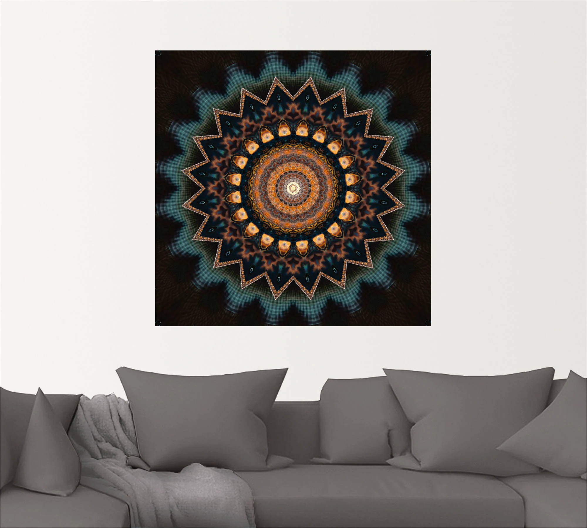Artland Wandbild »Mandala kosmisches Bewusstsein«, Muster, (1 St.), als Alu günstig online kaufen