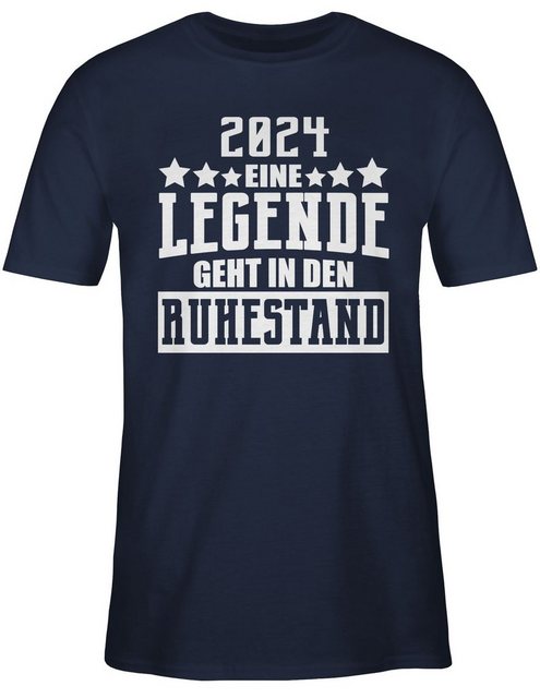 Shirtracer T-Shirt 2024 - Eine Legende geht in den Ruhestand Rentner Rente günstig online kaufen