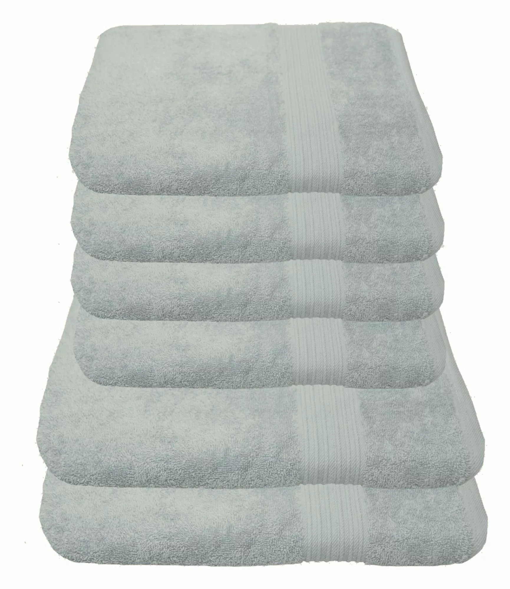 Julie Julsen Handtücher 6-Handtücher-Silber, Baumwolle (6-St) günstig online kaufen