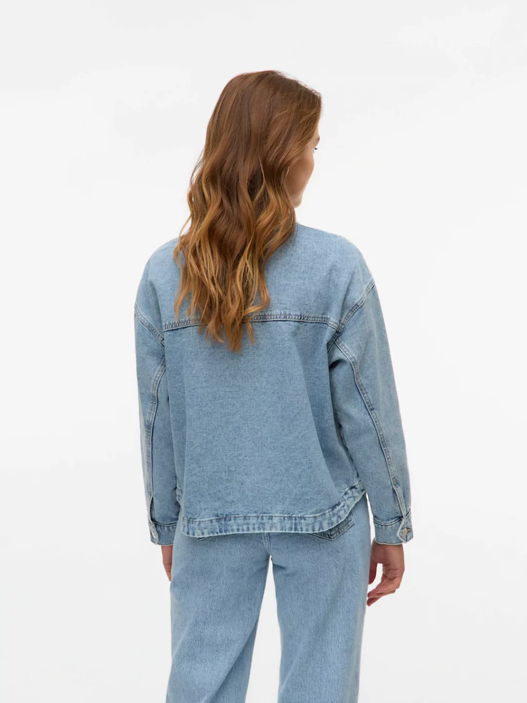 Vero Moda Jeansjacke "VMJAMIE LS DENIM SHACKET MIX NOOS" günstig online kaufen