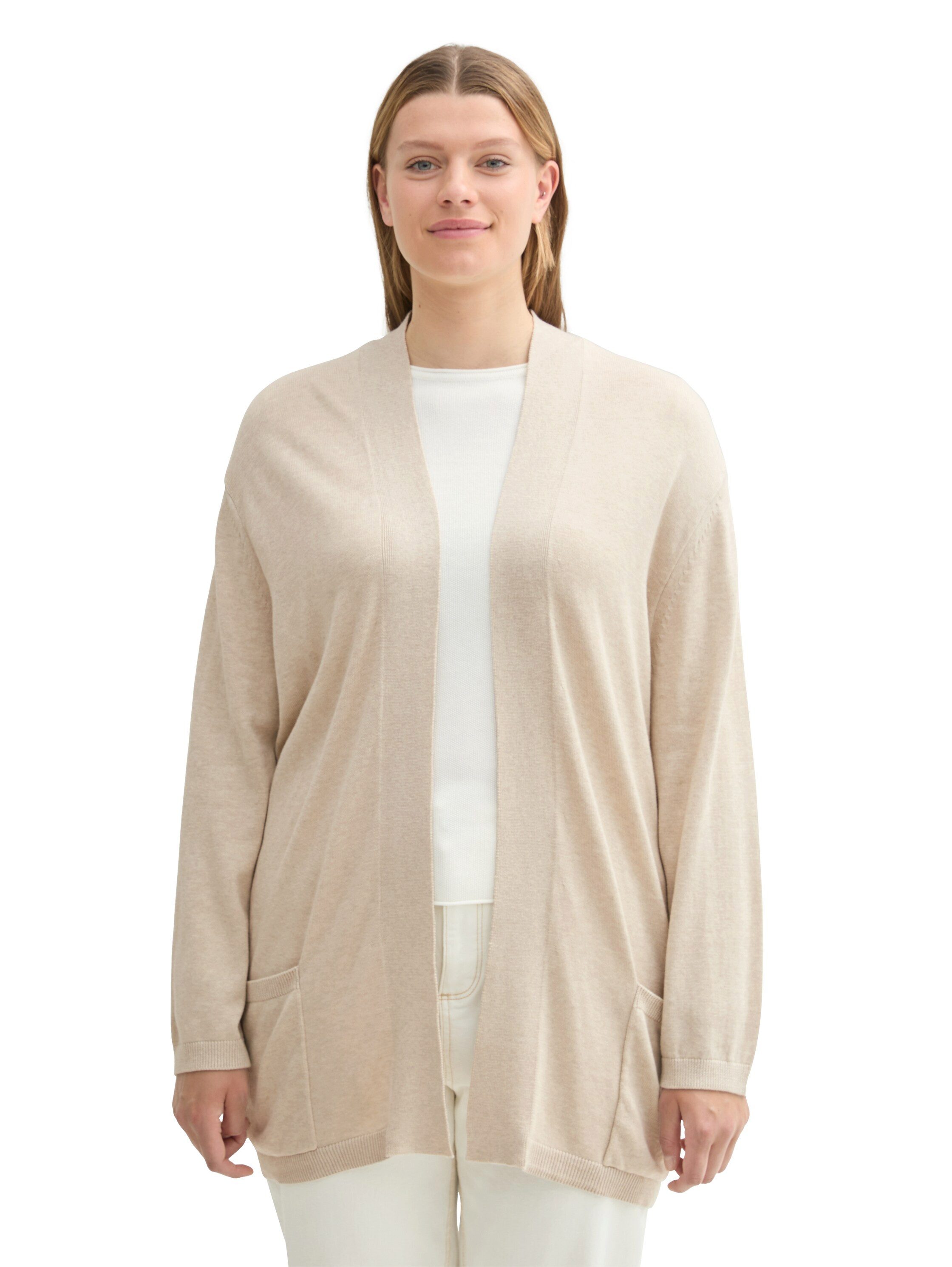 TOM TAILOR PLUS Cardigan ohne Verschluss günstig online kaufen