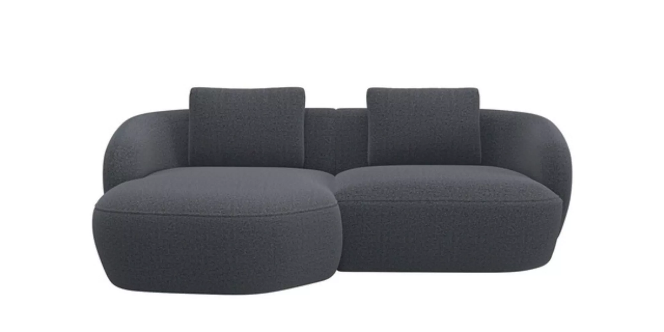 FLEXLUX Wohnlandschaft »Torino, rund, L-Form, Sofa-Ecke mit Recamiere, Long günstig online kaufen