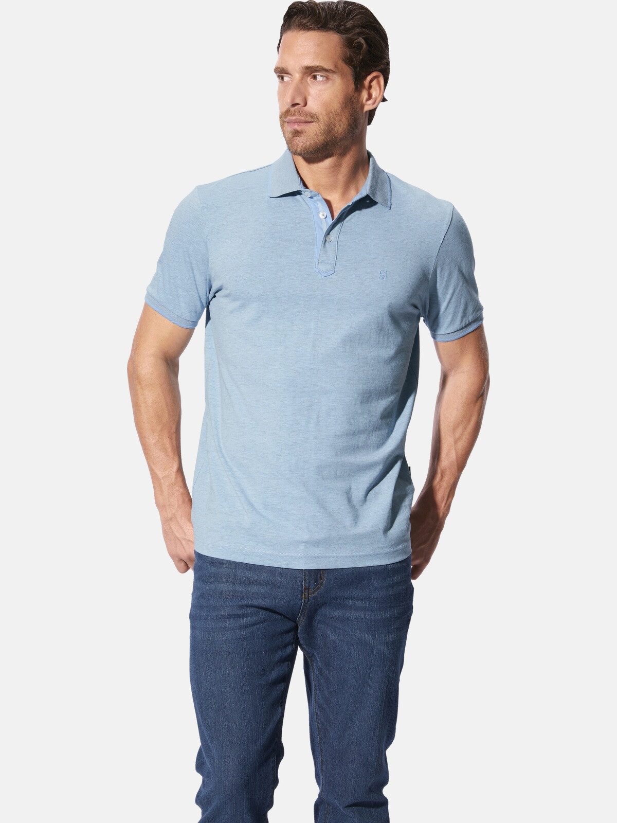 Babista Poloshirt TOVIO mit Flachstrickkragen günstig online kaufen