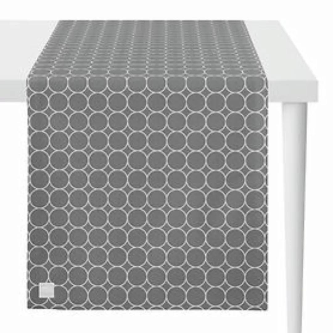 Tischläufer 'Outdoor' grau/stein L:135 x B:46cm günstig online kaufen