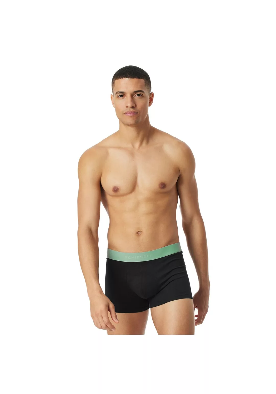 Schiesser Boxershorts ""95/5"", (3er-Pack), mit farblich abgesetztem, sport günstig online kaufen