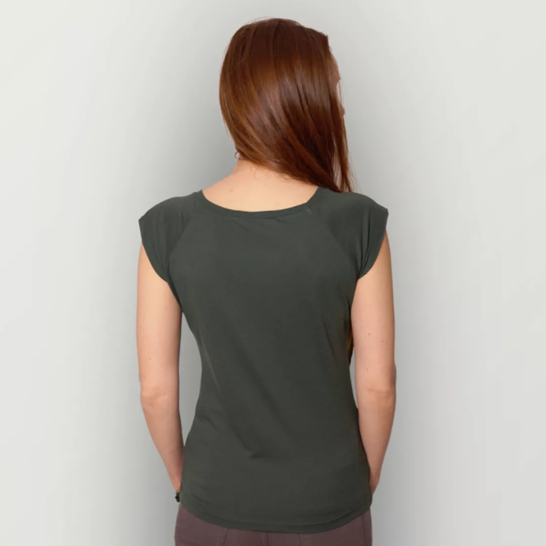 "Mohnblume" Bamboo Frauen T-shirt günstig online kaufen