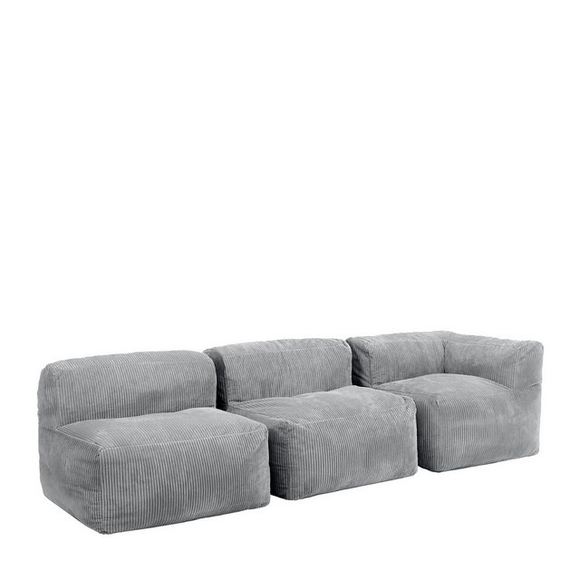 icon Sofa Modulares Ecksofa 3 Sitzer aus Kunstfell Flauschig „Zen“, Schaums günstig online kaufen