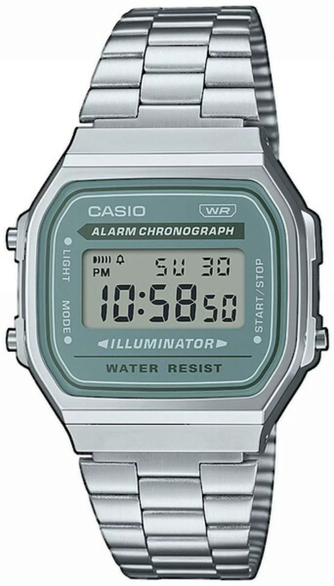 CASIO VINTAGE Chronograph »A168WA-3AYES«, Quarzuhr, Armbanduhr, Damen, Herr günstig online kaufen