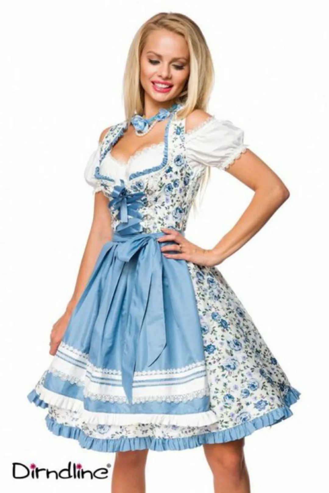 Dirndline Dirndl Dirndline - Romatisches Blümchen-Dirndl - (2XL,3XL,L,M,S,X günstig online kaufen