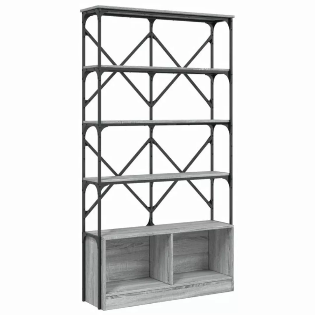 vidaXL Bücherregal Bücherregal Grau Sonoma 100x26x180 cm Holzwerkstoff und günstig online kaufen