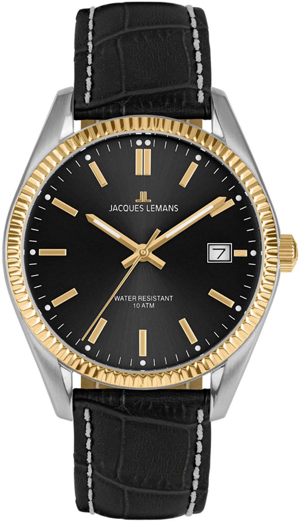 Jacques Lemans Quarzuhr Derby 50-3U, Armbanduhr, günstig online kaufen