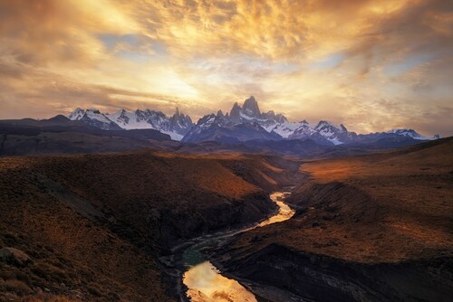 Papermoon Fototapete »Photo-Art YAN ZHANG, BLICK VON DER SCHLUCHT« günstig online kaufen