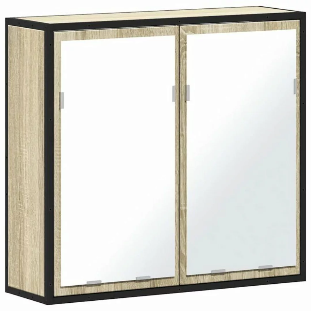 vidaXL Badezimmerspiegelschrank Bad-Spiegelschrank Sonoma-Eiche 65x20x60 cm günstig online kaufen