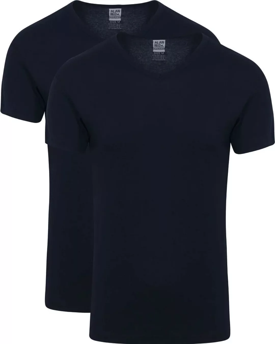 Alan Red Vancouver T-Shirt Navy 2er-Pack - Größe XXL günstig online kaufen