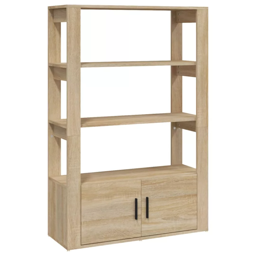 Vidaxl Sideboard Sonoma-eiche 80x30x119,5 Cm Holzwerkstoff günstig online kaufen