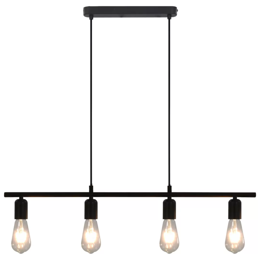 Deckenleuchte Mit Glühlampen 2 W Schwarz 80 Cm E27 günstig online kaufen