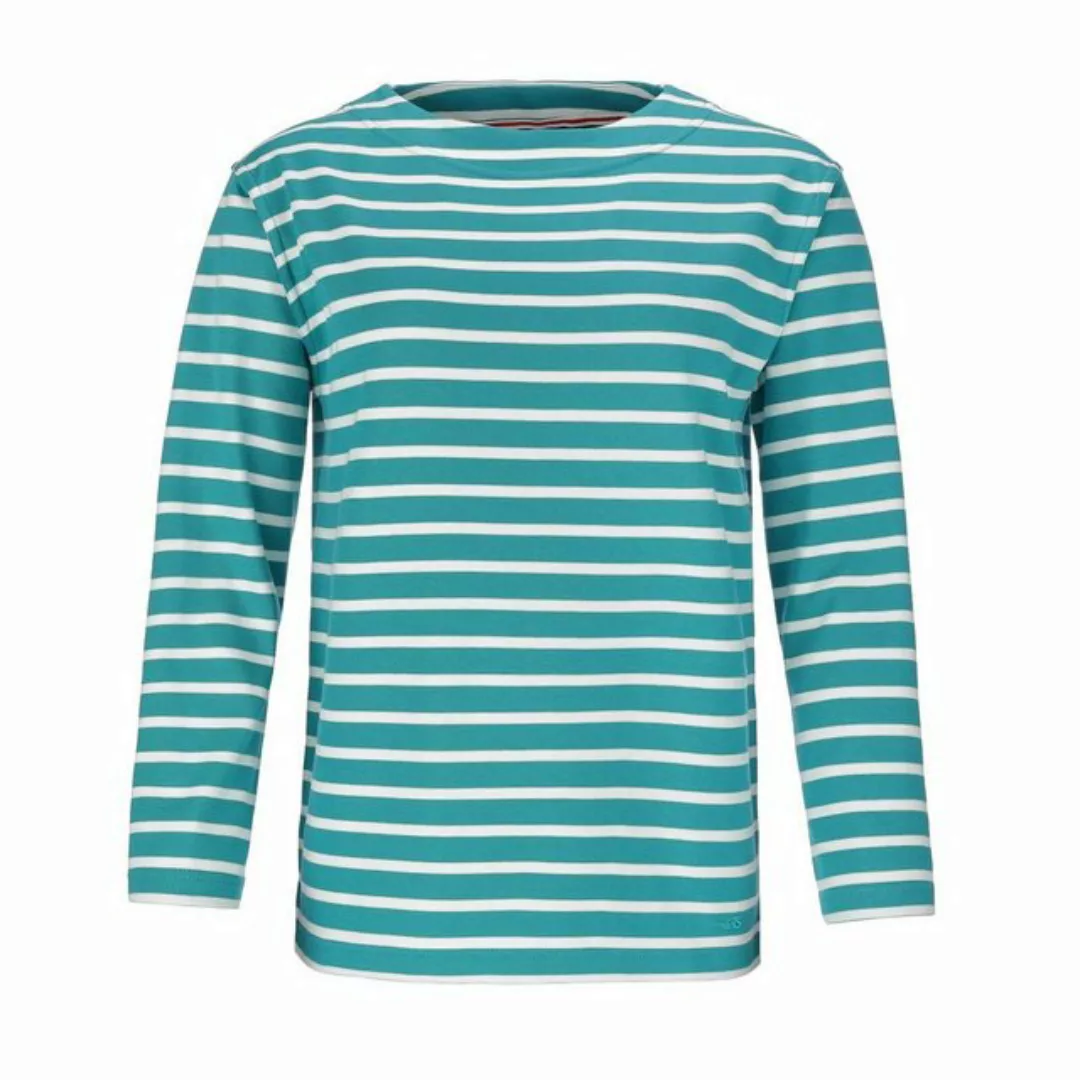 modAS Langarmshirt Damen Bretonisches Shirt U-Boot Ausschnitt - Ringelshirt günstig online kaufen