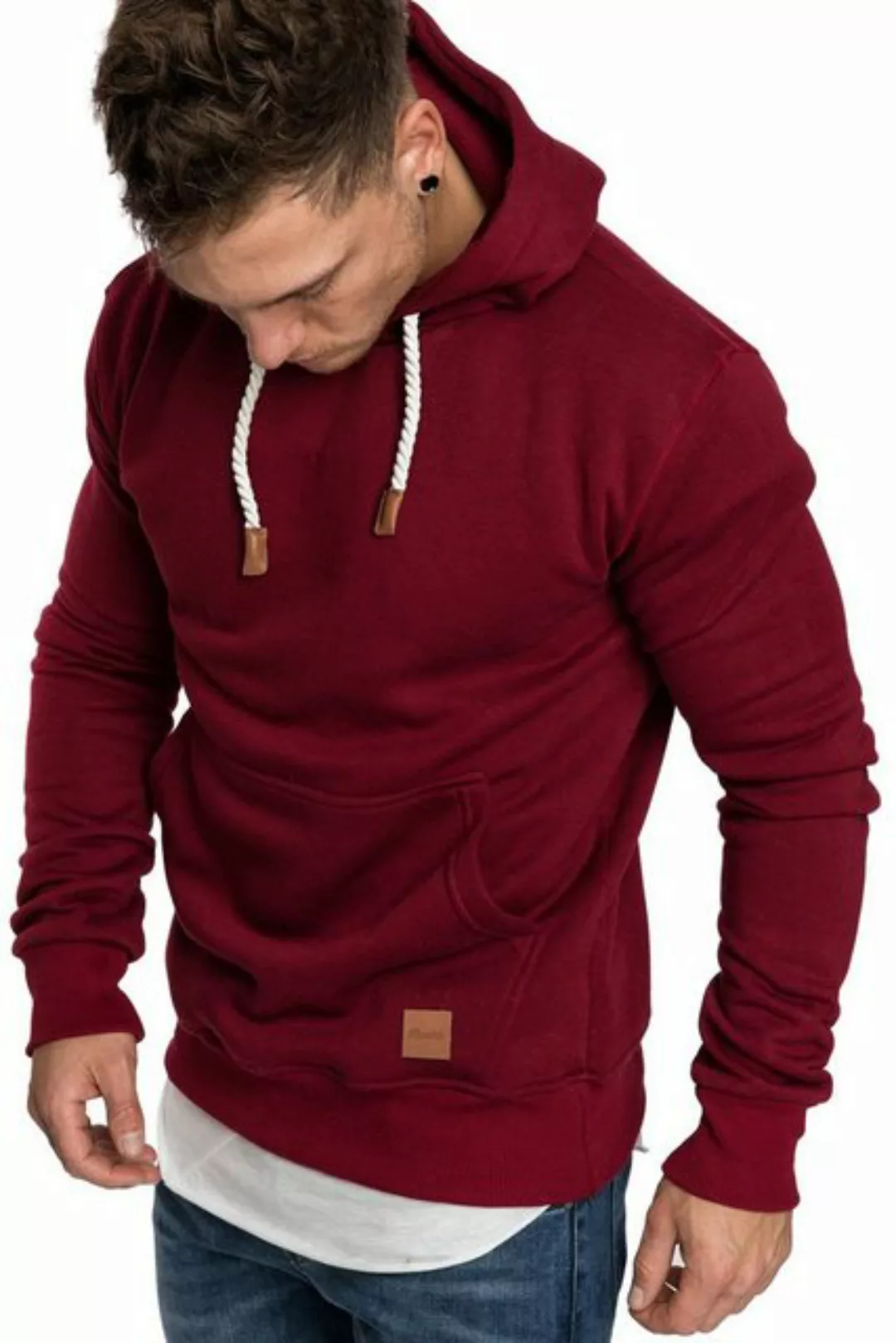 REPUBLIX Sweatshirt ERIC Herren Basic Kapuzenpullover Hoodie günstig online kaufen