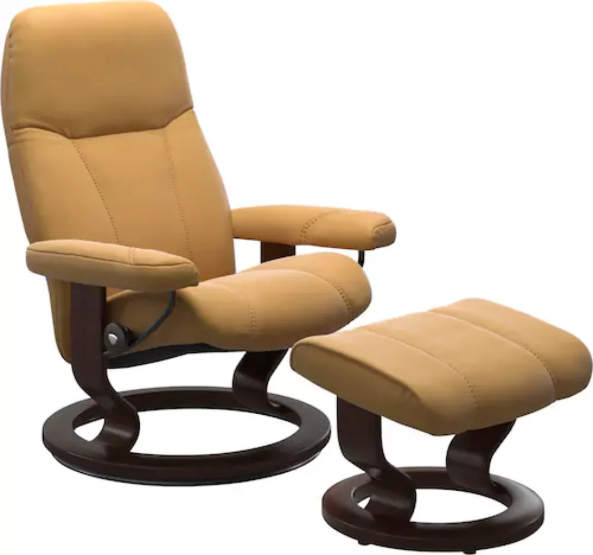 Stressless® Fußhocker »Consul«, mit Classic Base, Gestell Braun günstig online kaufen