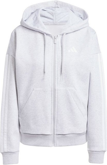 adidas Performance Kapuzensweatshirt W 3S FL FZ HD LGREYH/WHITE günstig online kaufen