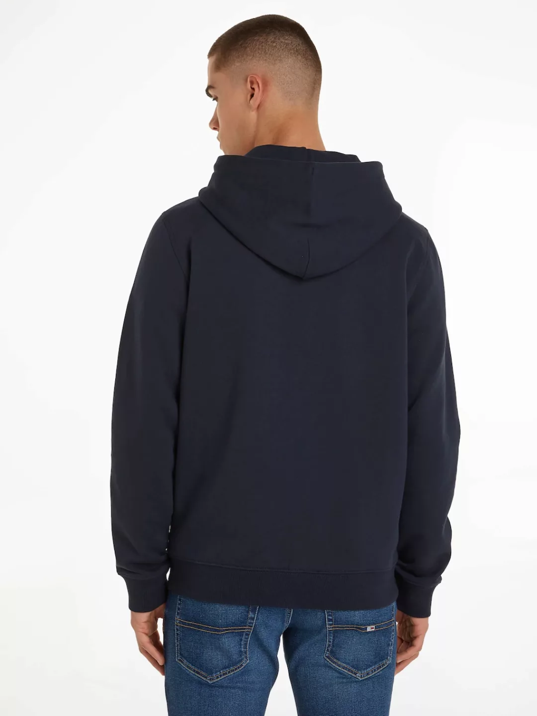 Tommy Jeans Plus Kapuzensweatshirt TJM REG LINEAR LOGO HOODIE EXT hoher Tra günstig online kaufen