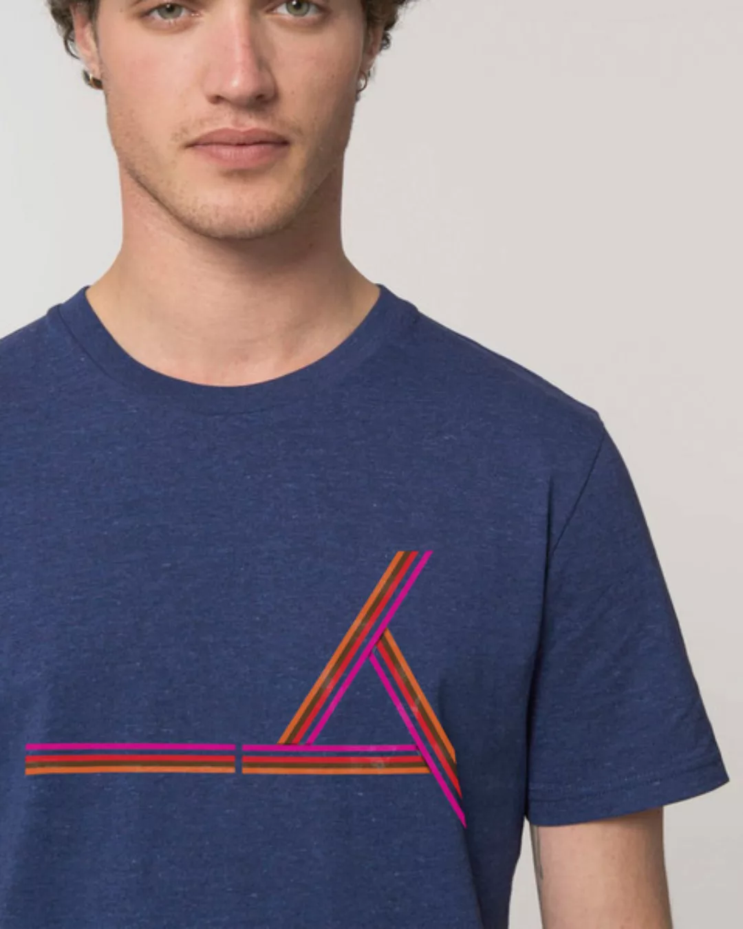 Artdesign - Unisex -Shirt- Biofair / Retro Triangle günstig online kaufen