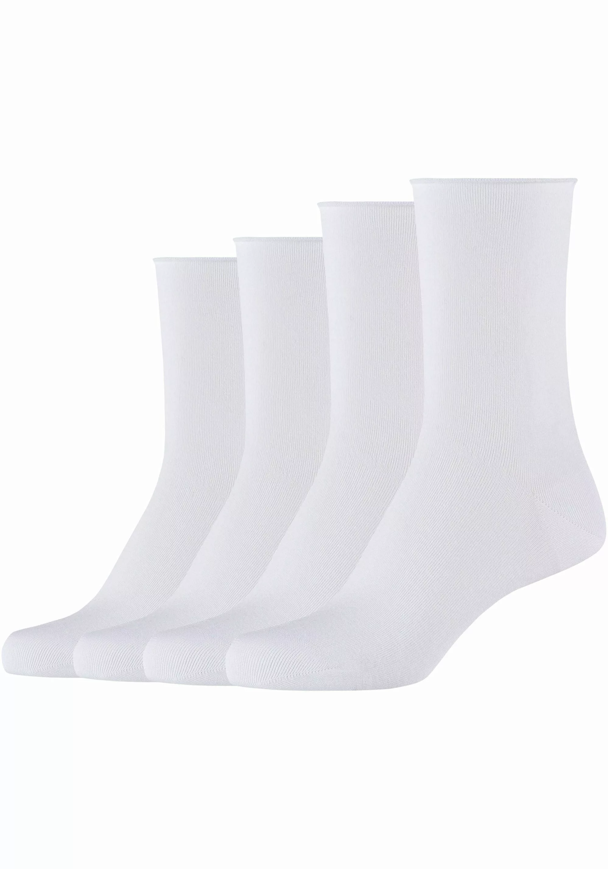 Camano Socken, (Packung, 4 Paar), Mit Rollrand günstig online kaufen