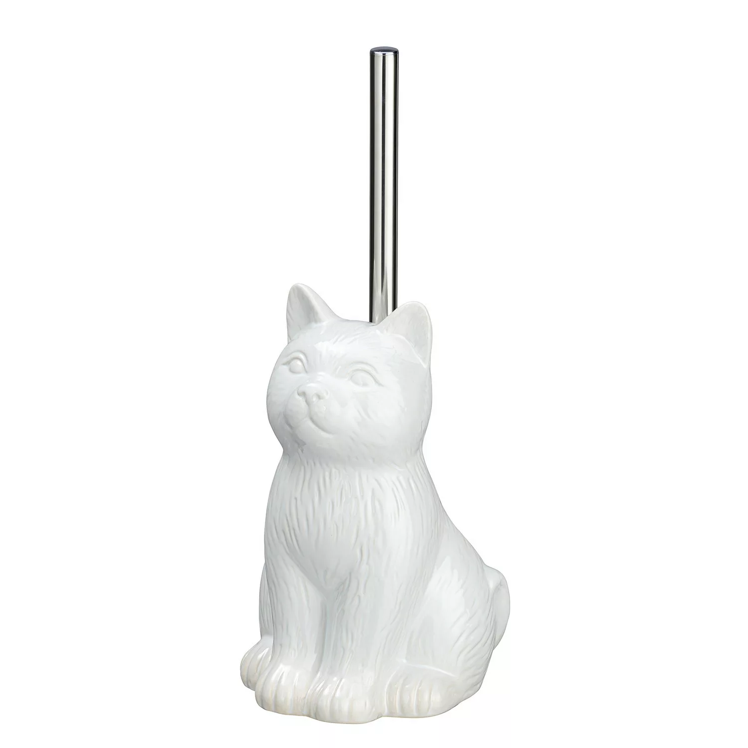 WENKO WC-Garnitur "Cat Weiß", 1 St., aus Keramik günstig online kaufen