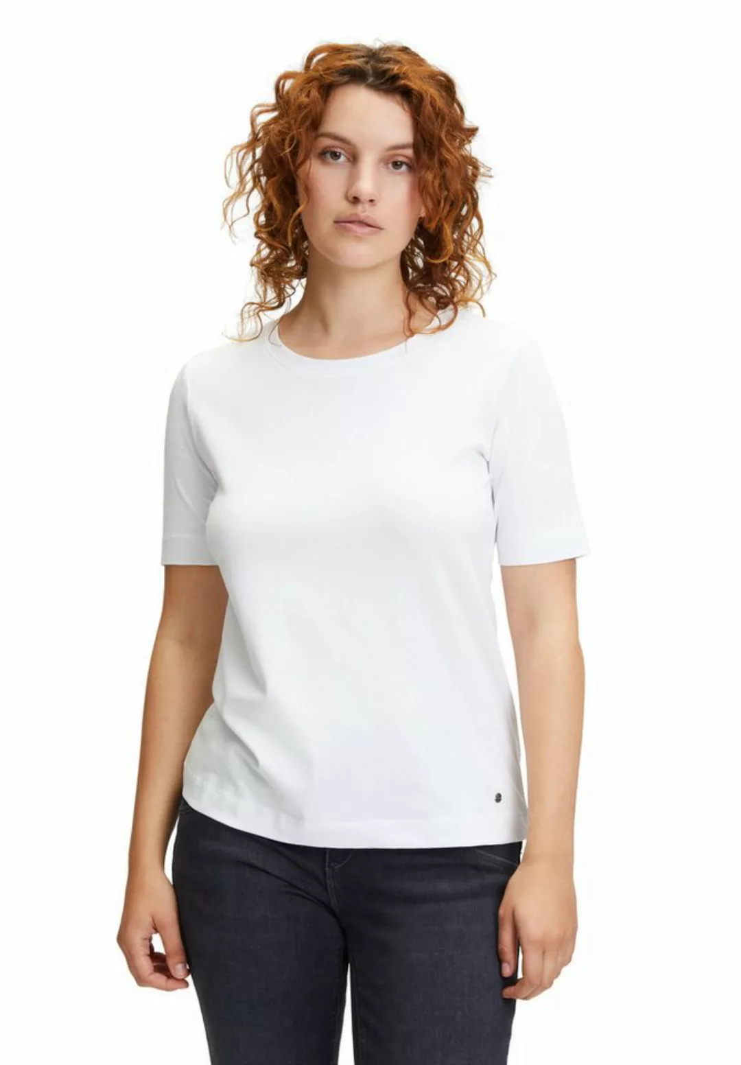 Betty&Co Kurzarmshirt "Betty & Co Basic Shirt mit Rundhalsausschnitt", Form günstig online kaufen