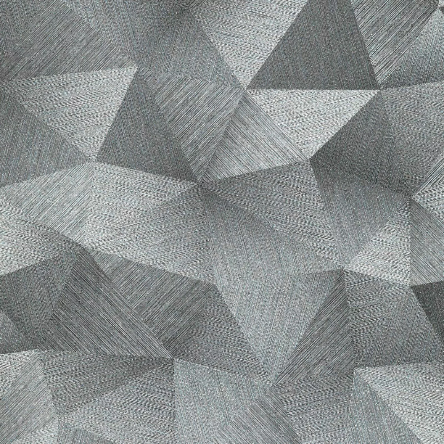 Bricoflor Graue Tapete Geometrisch mit Metallic Effekt Grafische Vliestapet günstig online kaufen