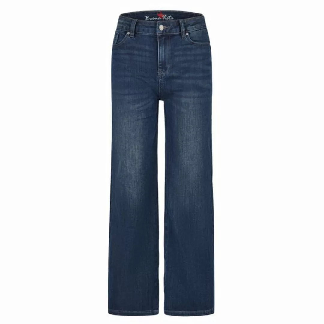 Buena Vista 5-Pocket-Jeans Wide Leg stretch denim - deep blue günstig online kaufen