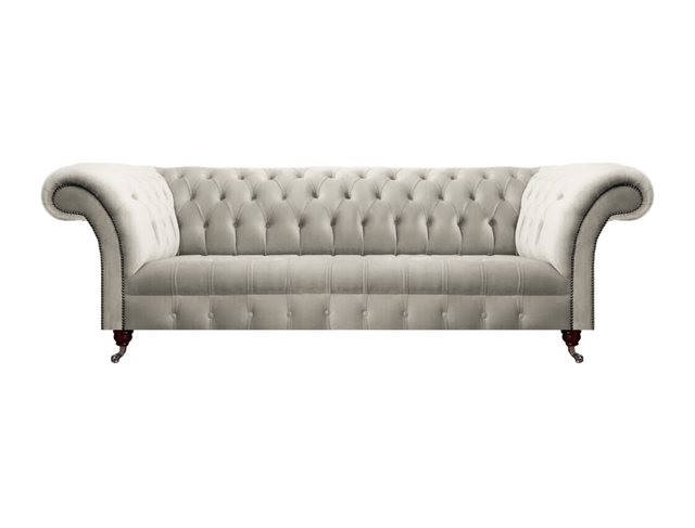 JVmoebel Chesterfield-Sofa Modern Sofa Dreisitze Couch Textil Stoff Polster günstig online kaufen