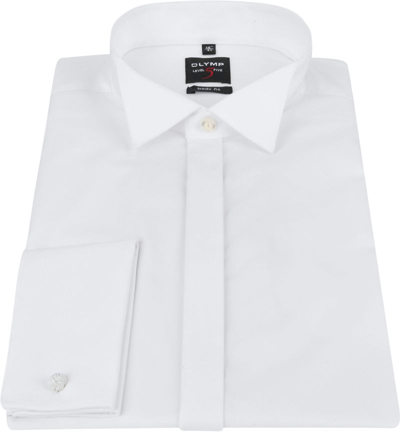 OLYMP Level Five Body Fit Tuxedo Smoking Hemd - Größe 46 günstig online kaufen