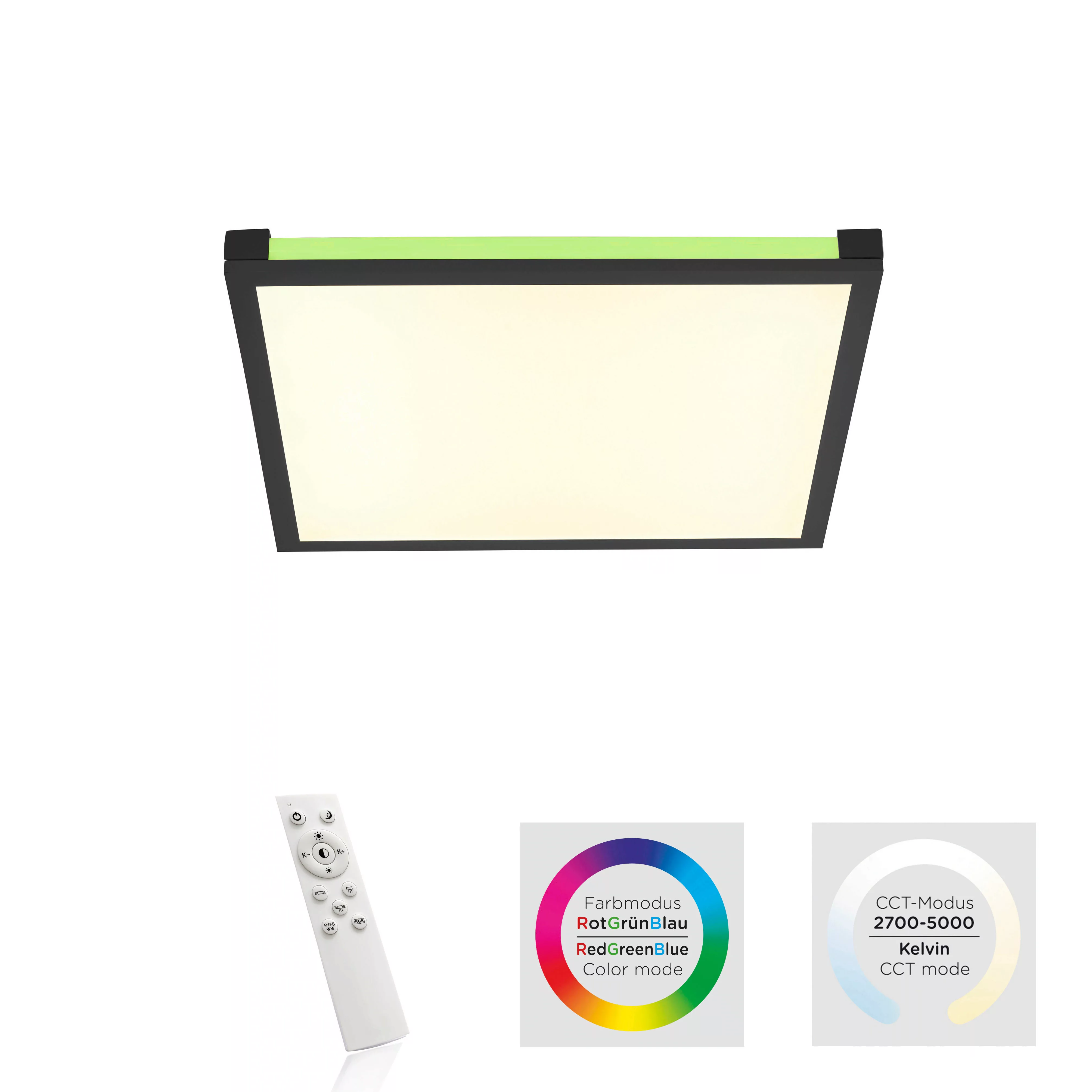 JUST LIGHT Deckenleuchte »MARIO«, 2 flammig, Leuchtmittel LED-Board-LED-Boa günstig online kaufen