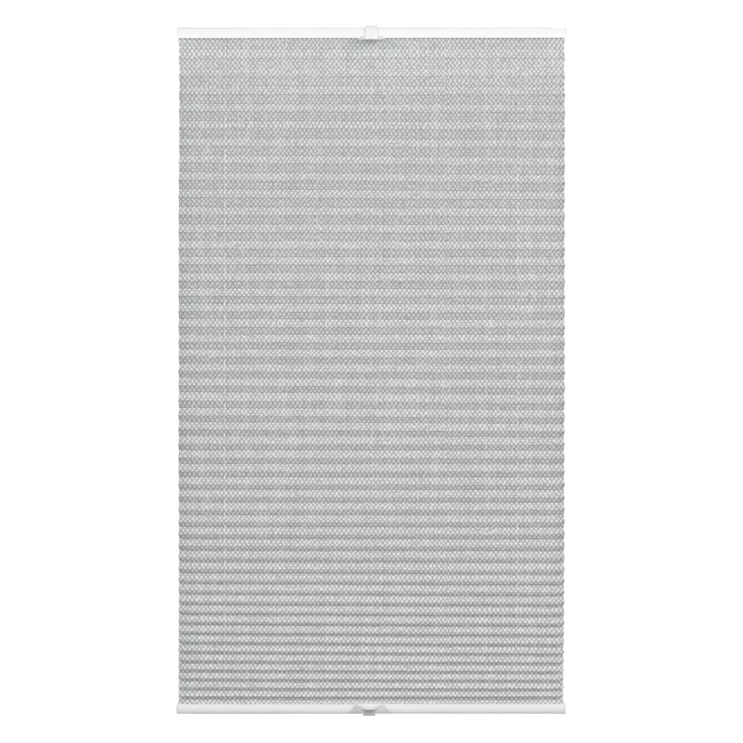 Wohnidee Plissee mit 2 Bedienschienen Grau 50 cm x 130 cm günstig online kaufen